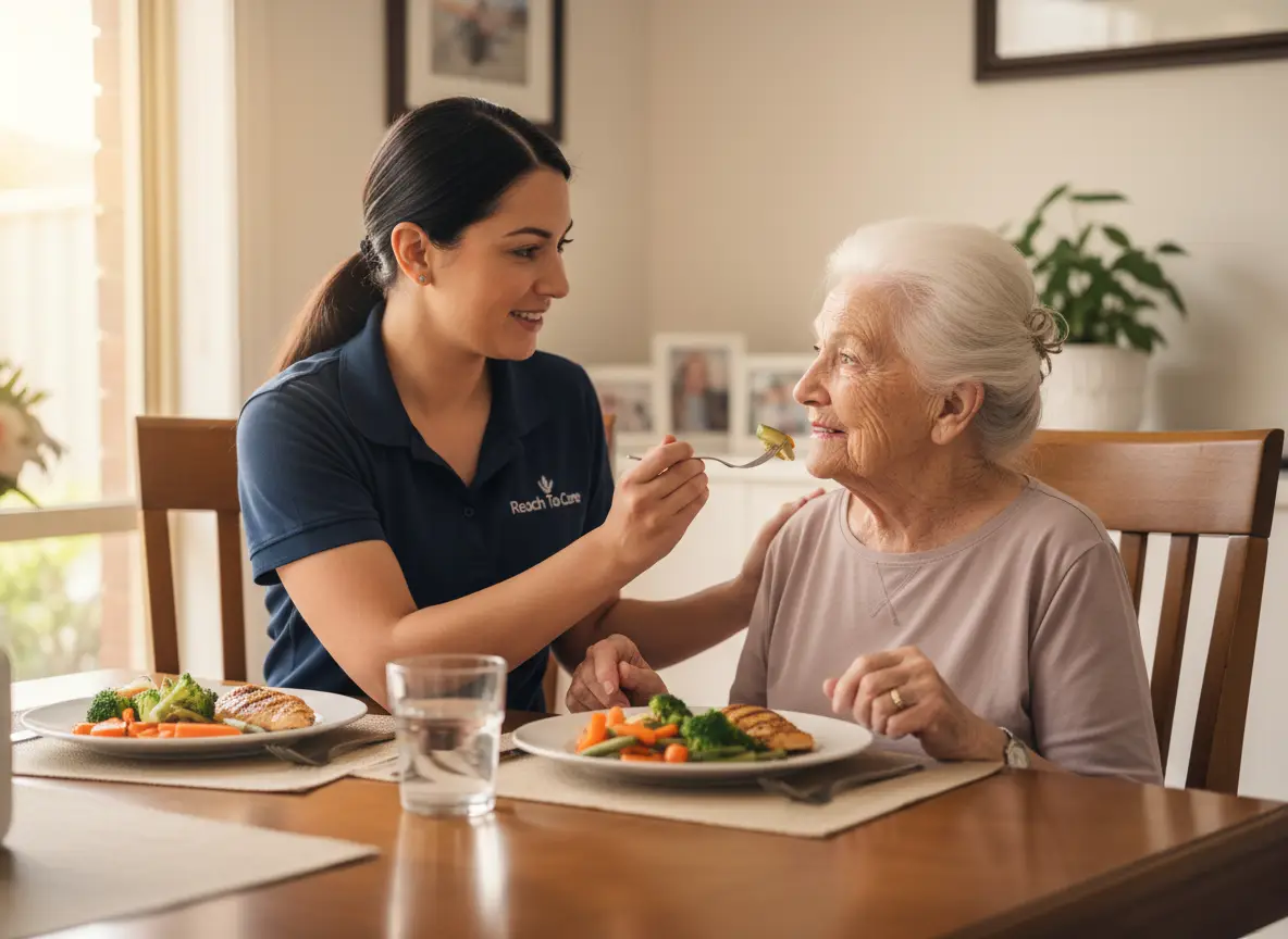 Mealtime Management — Reach To Care NDIS services Wagga Wagga