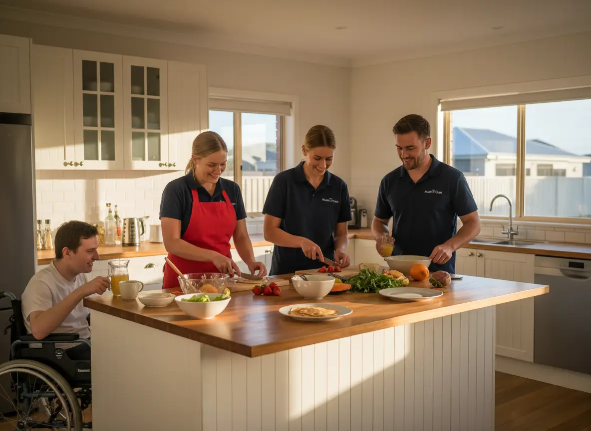 Assistance with Daily Life Tasks in a Group or Shared Living Arrangement — Reach To Care NDIS services Wagga Wagga